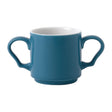Churchill Art De Cuisine Future Care Double Handled Mugs Blue 284ml (6 Pack)
