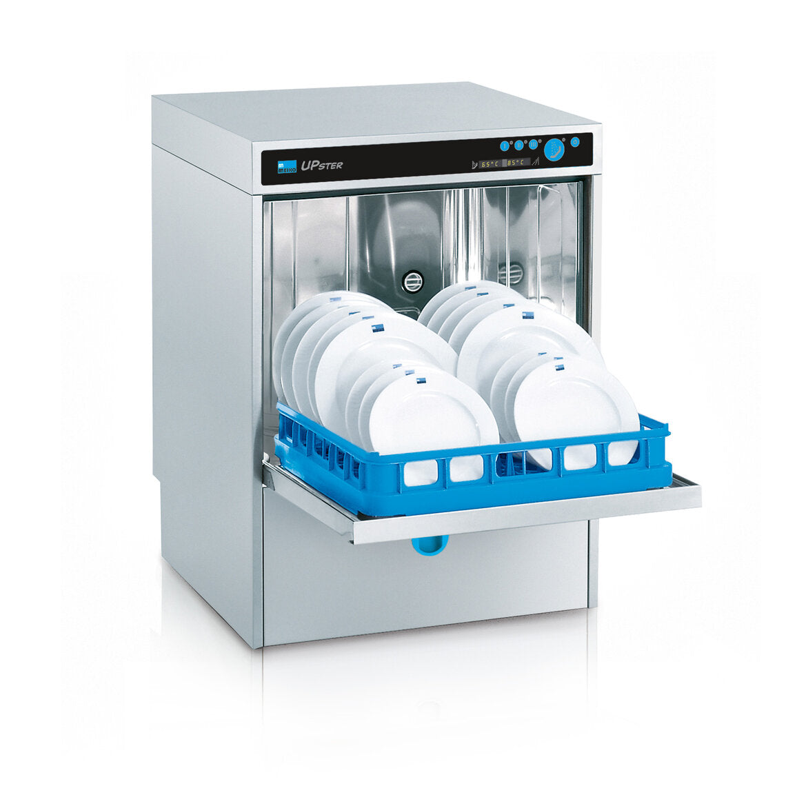 Meiko Upster U500 AktivClean Front loading dishwasher with built in water softener