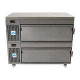 Adande Counter Pass Through Fridge Freezer Double Drawer VCM2/CW