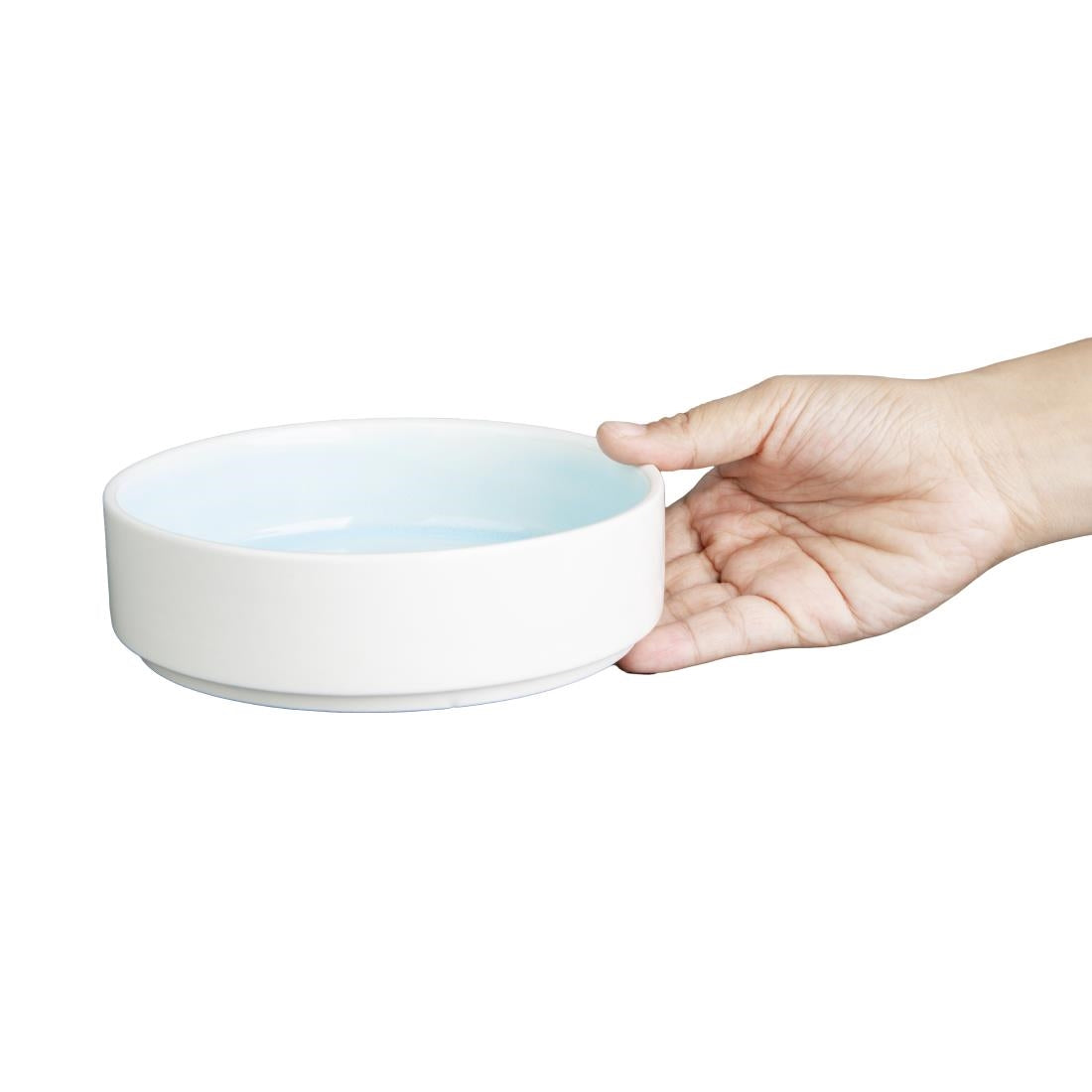 CU170 Olympia Fondant Bowl Aqua - 152mm 6" (Box 6)