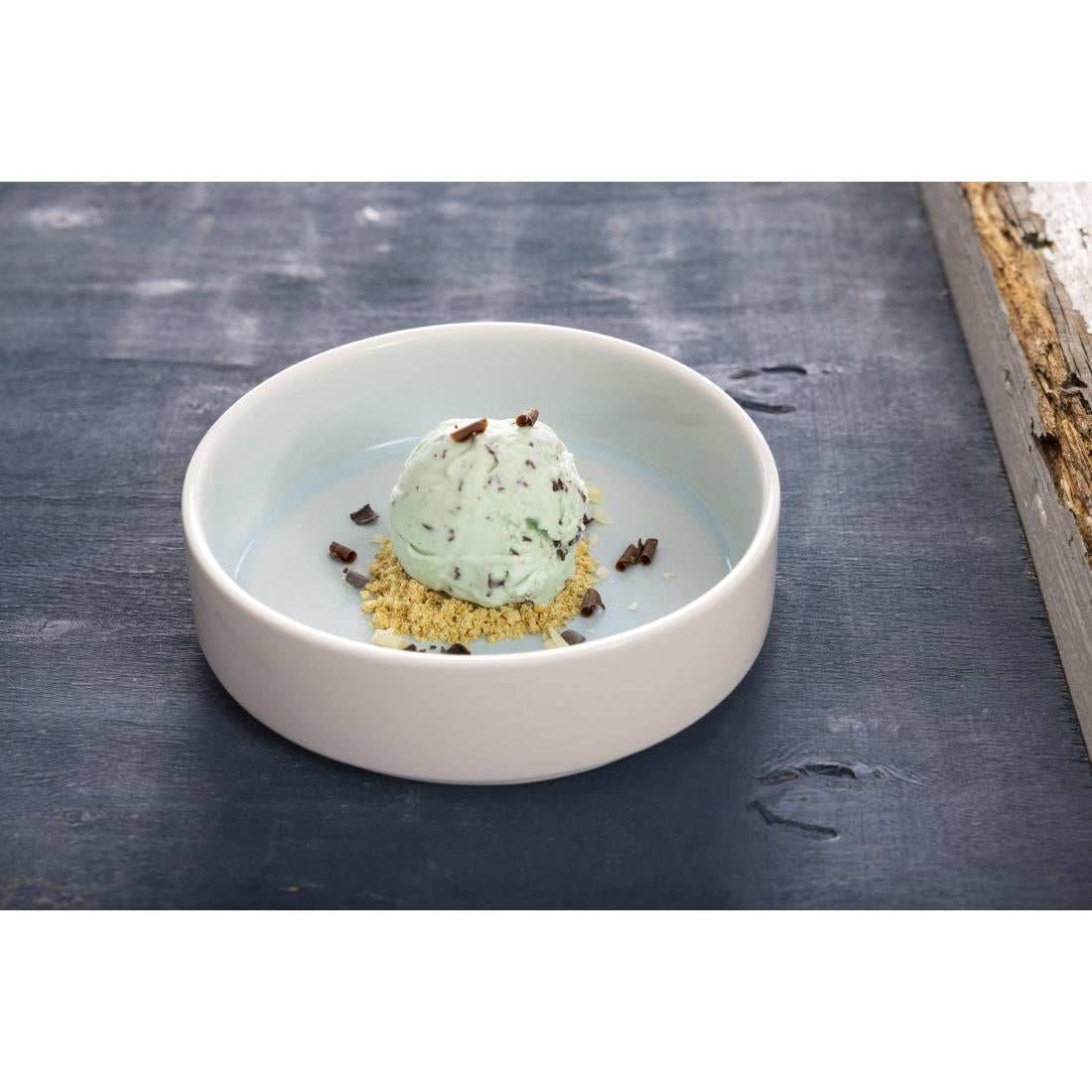 CU174 Olympia Fondant Bowl Aqua - 215mm 8 1/2" (Box 4)