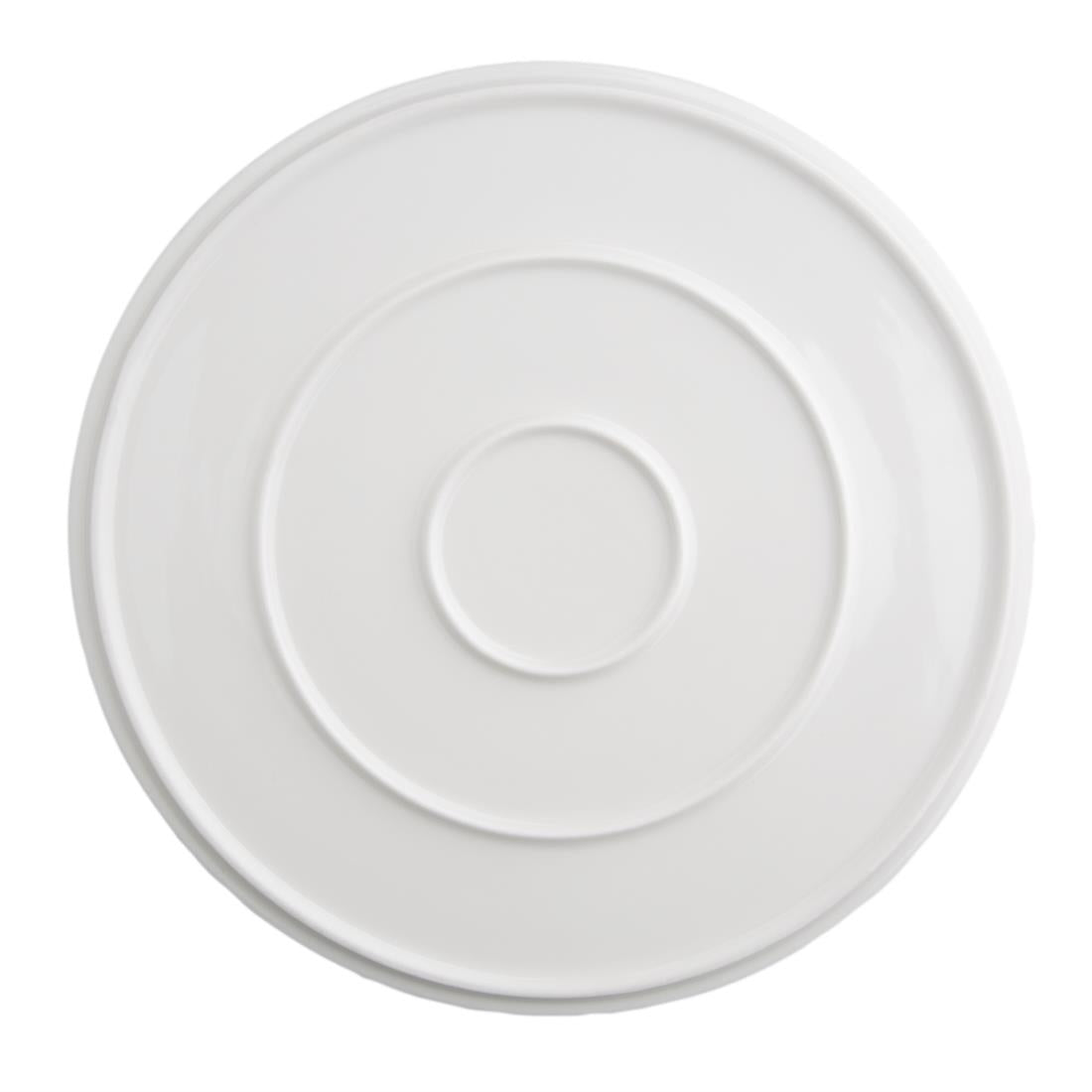 CU176 Olympia Fondant Plate Aqua - 270mm 10 2/3" (Box 4)