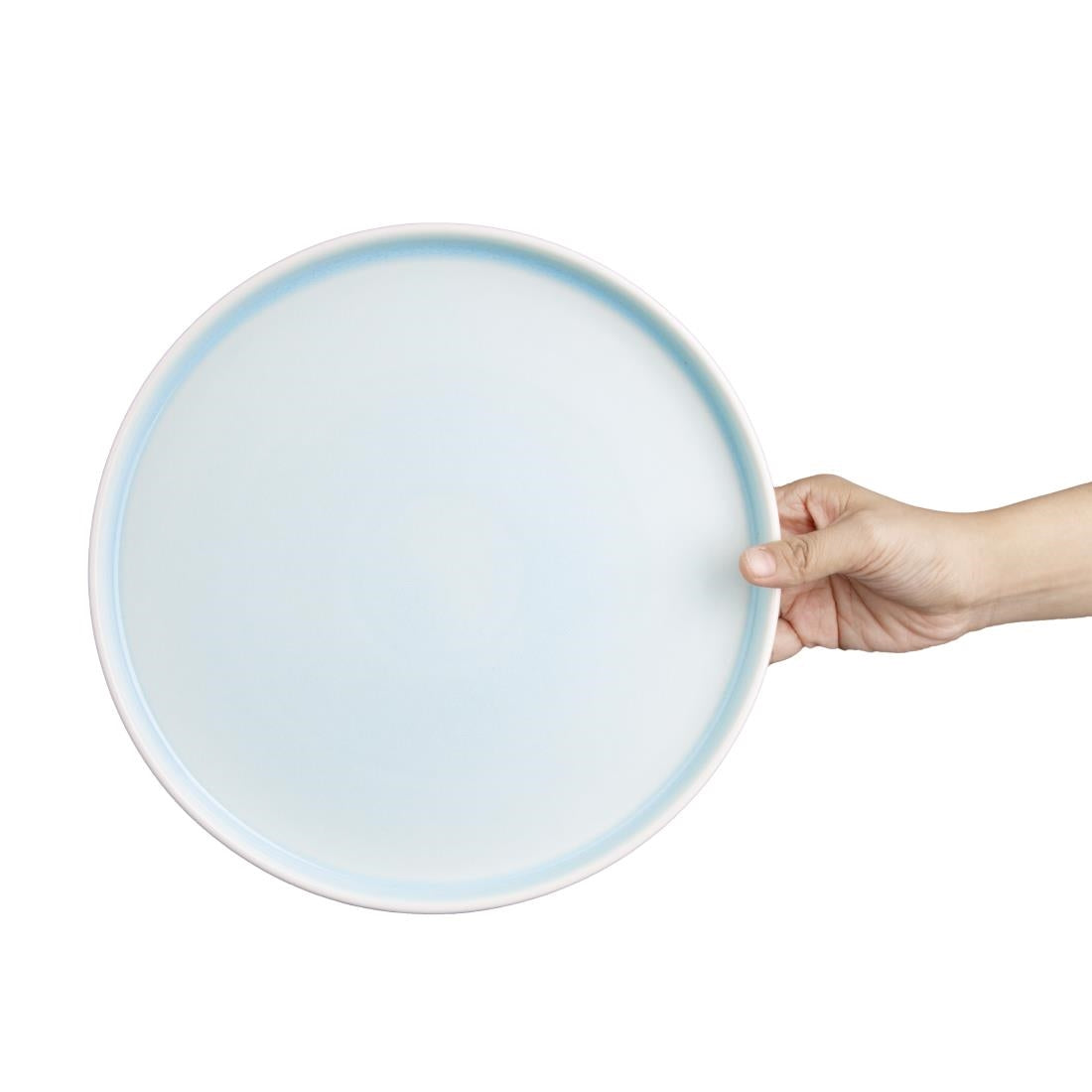 CU176 Olympia Fondant Plate Aqua - 270mm 10 2/3" (Box 4)