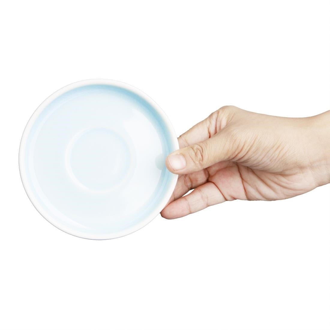CU183 Olympia Fondant Saucer Aqua - 115mm 4 1/2" for CU182 (Box 6)