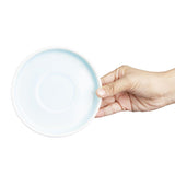 CU185 Olympia Fondant Saucer Aqua - 135mm 5 1/3" for CU184 (Box 6)