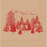 CU272 Swantex Calgary Kraft Lunch Napkins 330x330mm (Pack of 1000) - JD Catering Equipments Ltd