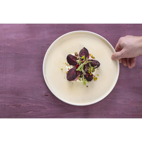 CU416 Olympia Fondant Plate Lemon - 270mm 10 2/3" (Box 4) - JD Catering Equipment Solutions Ltd