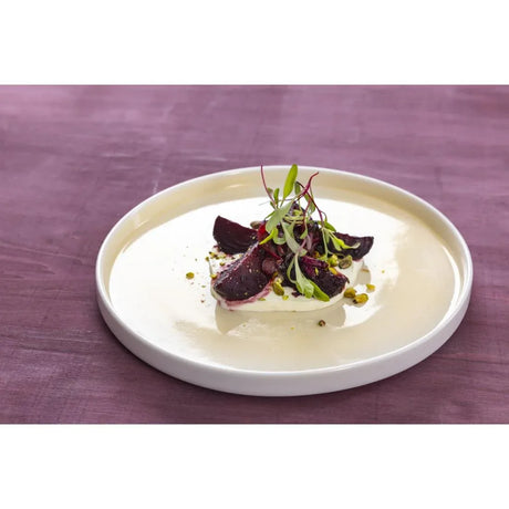 CU416 Olympia Fondant Plate Lemon - 270mm 10 2/3" (Box 4) - JD Catering Equipment Solutions Ltd