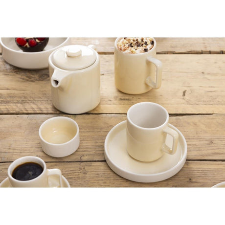 CU427 Olympia Fondant Saucer Lemon - 152mm 6" for CU426 (Box 6)