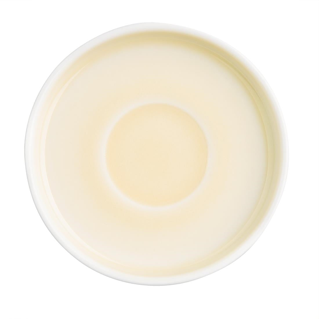 CU423 Olympia Fondant Saucer Lemon - 115mm 4 1/2" for CU422 (Box 6)