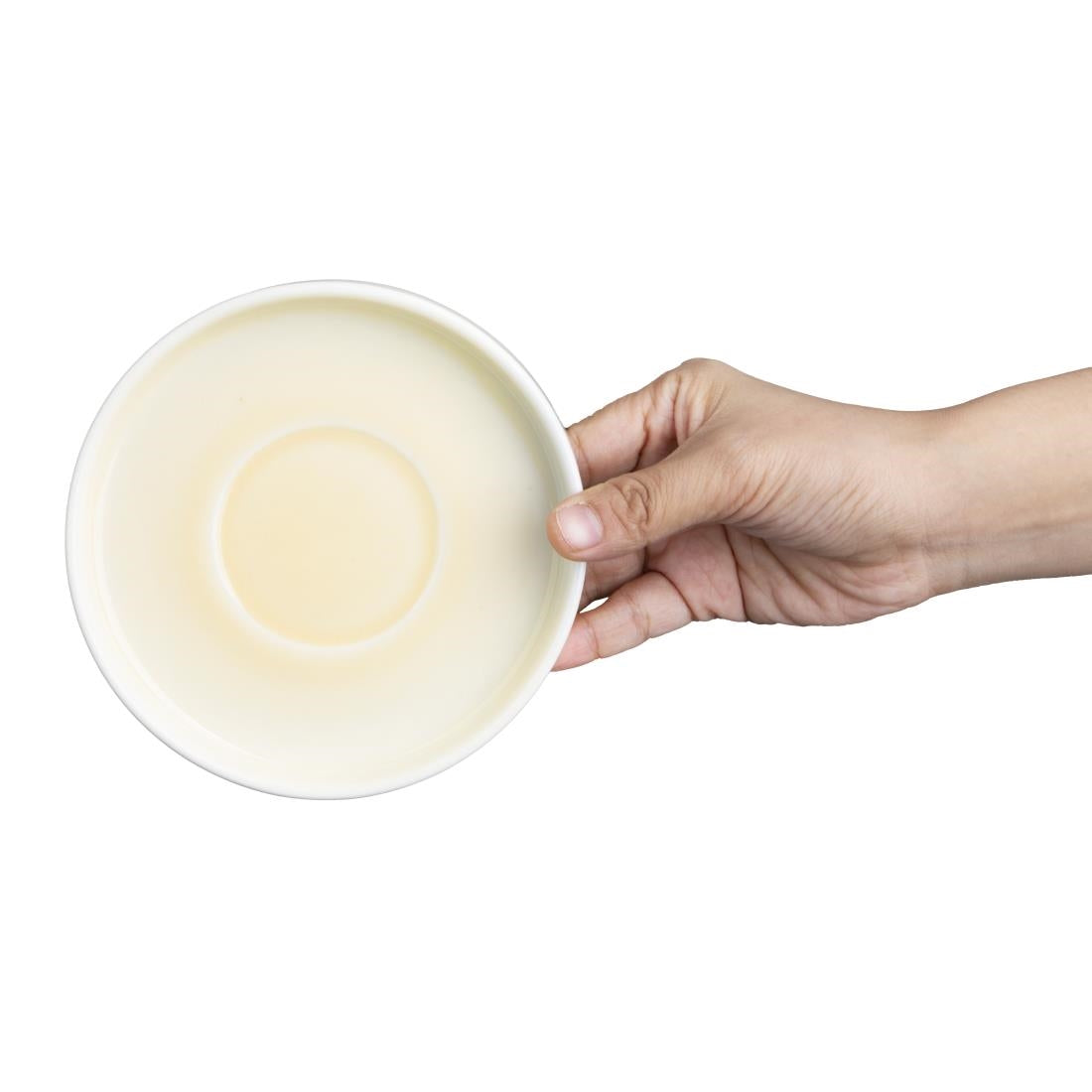 CU425 Olympia Fondant Saucer Lemon - 135mm 5 1/3" for CU424 (Box 6)