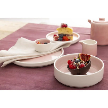 CU450 Olympia Fondant Bowl Pink - 215mm 8 1/2" (Box 4) - JD Catering Equipment Solutions Ltd