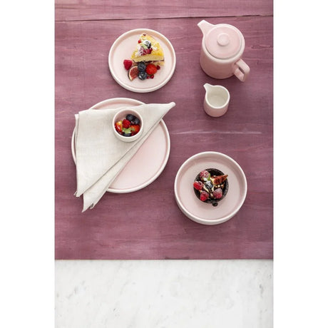 CU452 Olympia Fondant Plate Pink - 270mm 10 2/3" (Box 4) - JD Catering Equipment Solutions Ltd