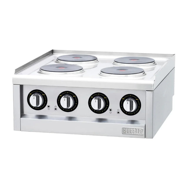 CU471 Buffalo 600 Series 4 Ring Electric Hob - JD Catering Equipment Solutions Ltd