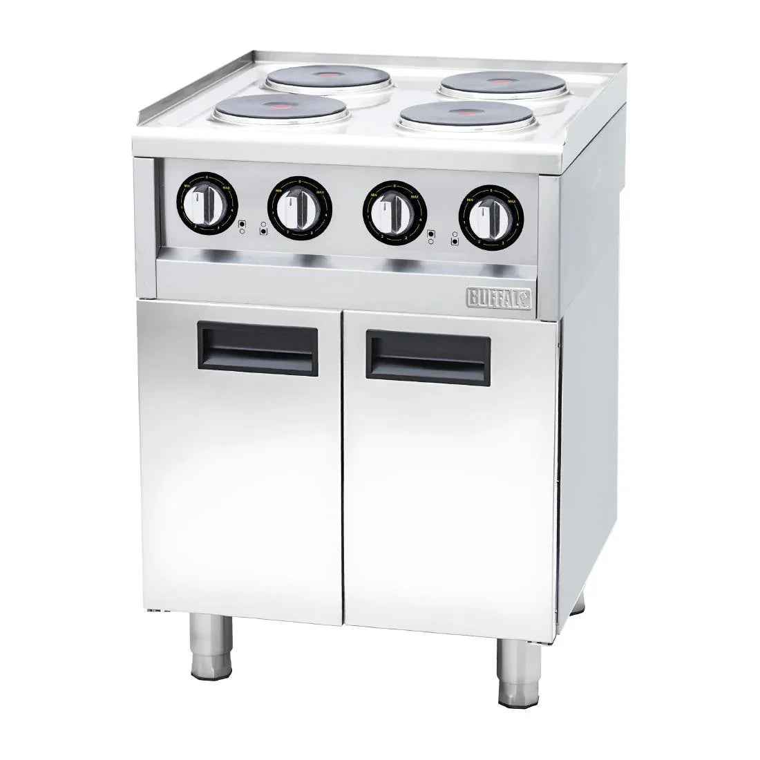 CU471 Buffalo 600 Series 4 Ring Electric Hob - JD Catering Equipment Solutions Ltd