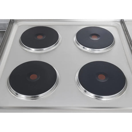 SA808 Buffalo 600 Series 4 Plate Electric Convection Oven Range