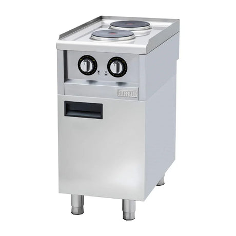 CU472 Buffalo 600 Series 2 Ring Electric Hob - JD Catering Equipment Solutions Ltd