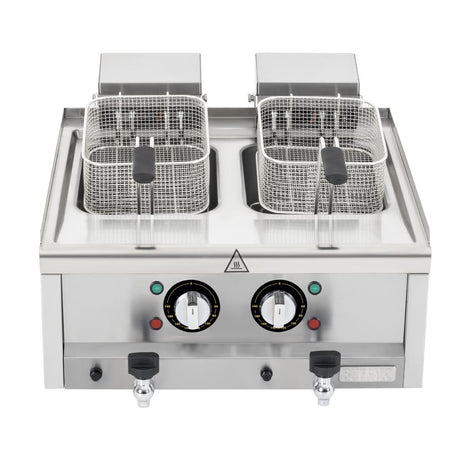 CU477 Buffalo 600 Series Twin Tank Electric Fryer 2 x 8Ltr