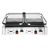 CU613 Buffalo Double Contact Grill Flat Left/Ribbed Right plate