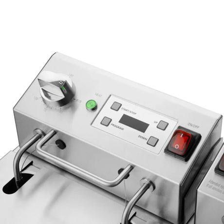 CU624 Buffalo  Double Electric Fryer with Timer 2x5Ltr