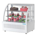 CU637 Polar C-Series Countertop Display Fridge White 100Ltr