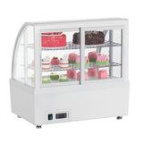 CU637 Polar C-Series Countertop Display Fridge White 100Ltr