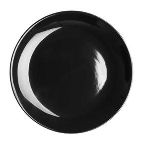 CU950 Olympia Cafe Coupe Plate Black - 200mm 8" (Pack of 12) - JD Catering Equipment Solutions Ltd