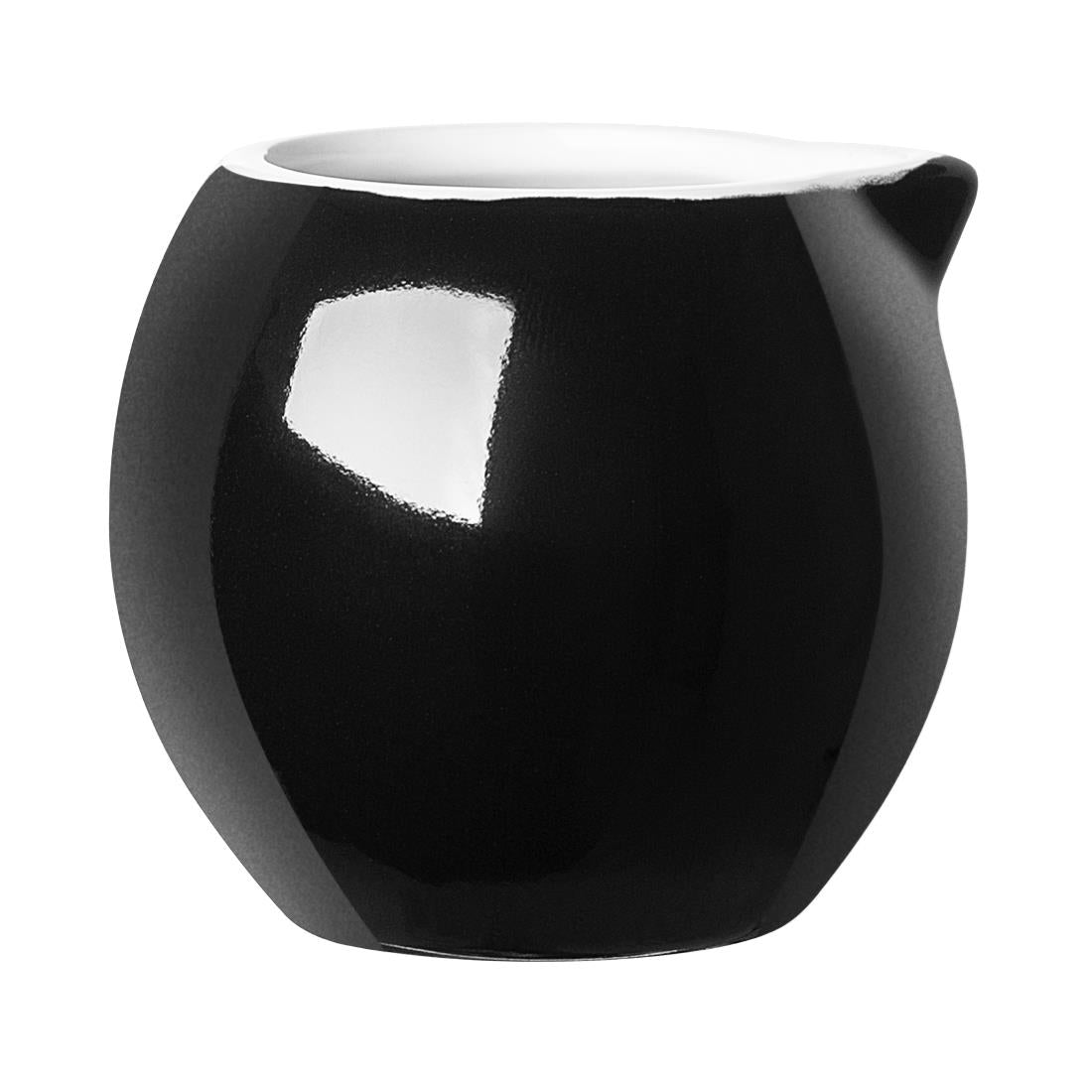 CU951 Olympia Cafe Milk Jug Black - 70ml 2.36fl oz (Pack of 6)