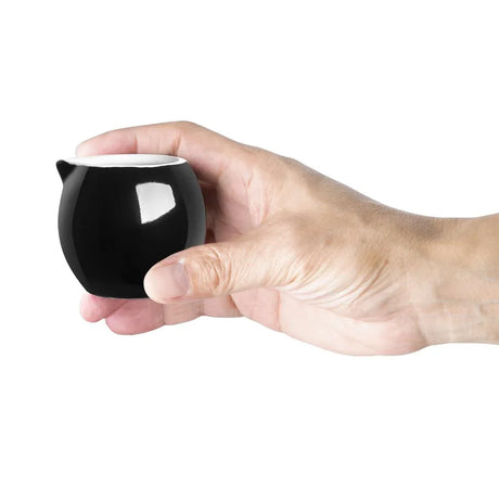 CU951 Olympia Cafe Milk Jug Black - 70ml 2.36fl oz (Pack of 6) - JD Catering Equipment Solutions Ltd