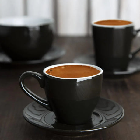 CU952 Olympia Cafe Espresso Cup Black (Pack of 12) - JD Catering Equipment Solutions Ltd