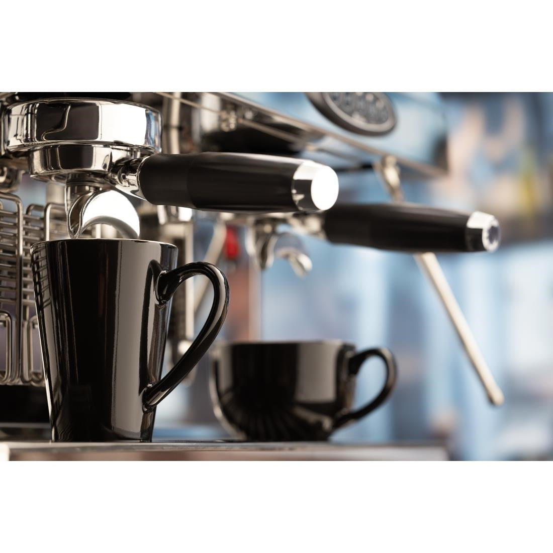 CU957 Olympia Cafe Latte Cup Black - 340ml 11.5fl oz (Pack of 12)
