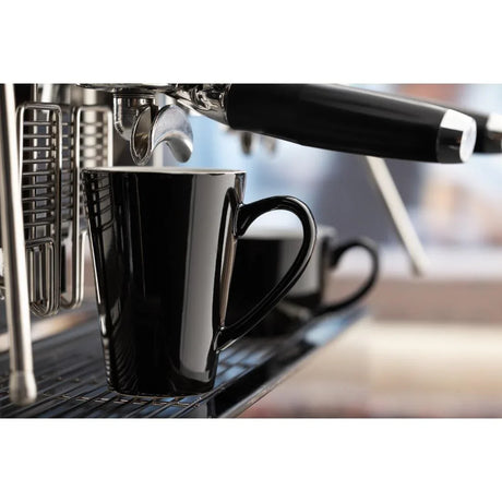 CU957 Olympia Cafe Latte Cup Black - 340ml 11.5fl oz (Pack of 12) - JD Catering Equipment Solutions Ltd