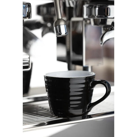 CU960 Olympia Cafe Aroma Mug Black - 230ml (Pack of 6) - JD Catering Equipment Solutions Ltd