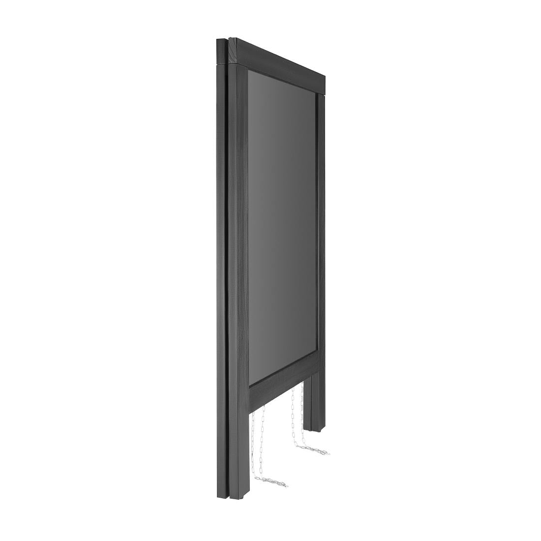 CU993 Olympia Pavement Board Black Wooden Frame 700x1200mm