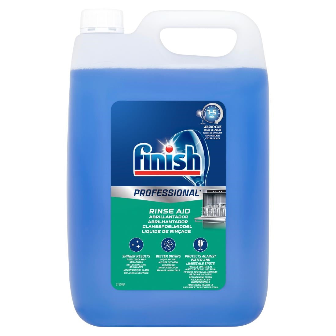 CU997 Finish Professional Rinse Aid 5Ltr (Pack of 2)
