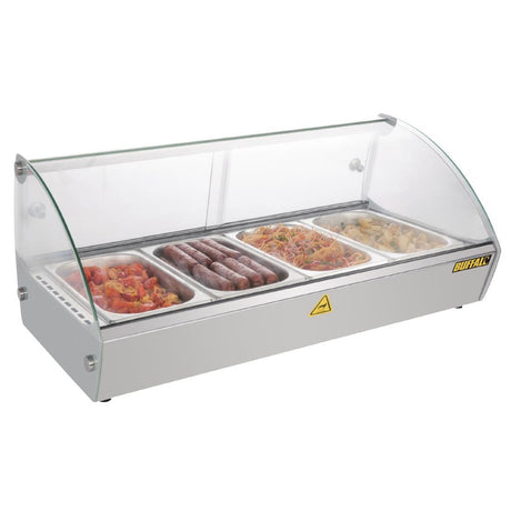 CW147 Buffalo Countertop Heated Food Display 800mm