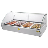 CW147 Buffalo Countertop Heated Food Display 800mm