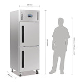 CW193 Polar G-Series Upright Stable Door Gastro Fridge 600Ltr