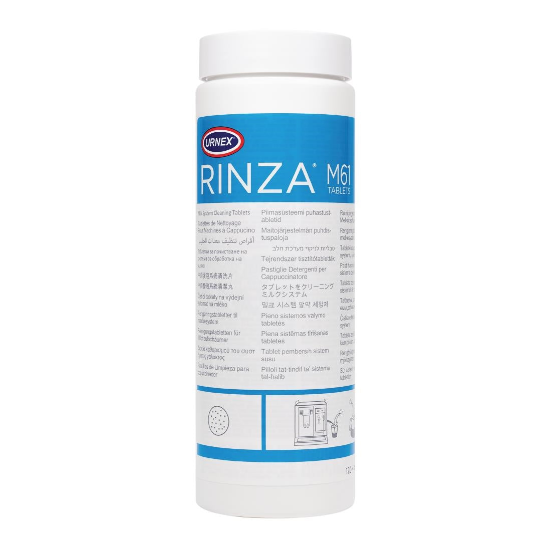 CW263 Rinza Milk Frother Cleaning Tablets M61 (Pack of 120)