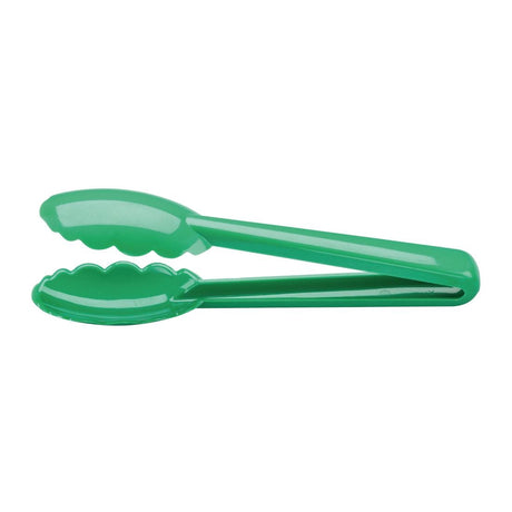 CW531 Mercer Culinary Hells Tools Tongs Green 8"