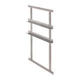 Cambro 4 Stainless Steel Rails & 2 Frames for Front Loading Carrier