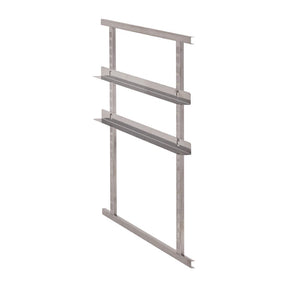 Cambro 4 Stainless Steel Rails & 2 Frames for Front Loading Carrier