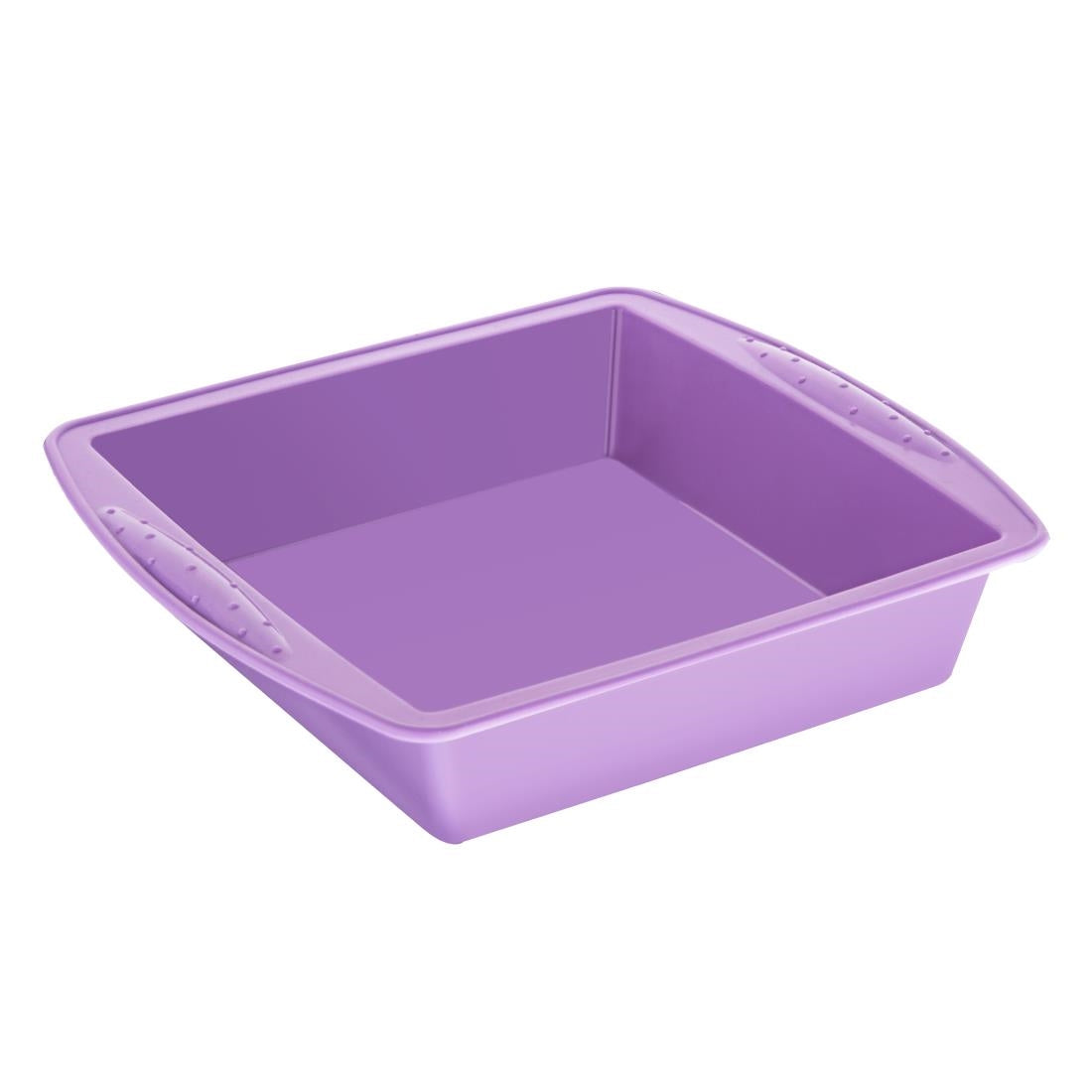 CX049 Hygiplas Flexible Silicone Square Bake Pan Purple 245mm