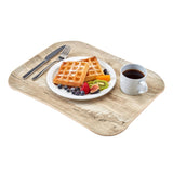 CX390 Cambro Versatray Century Non-Slip Light Oak Textured Wood Effect 330x430mm
