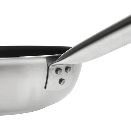 Matfer Bourgeat Tradition Stainless Steel Pro Non-Stick Sauté Pan 24cm