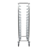 Matfer Bourgeat Stainless Steel 12-Shelf Cafeteria Trolley Grey