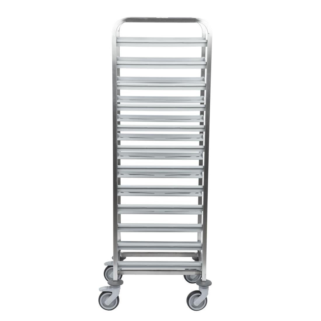 Matfer Bourgeat Stainless Steel 12-Shelf Cafeteria Trolley Grey