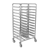Matfer Bourgeat Stainless Steel 24-Shelf Cafeteria Trolley Grey
