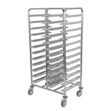 Matfer Bourgeat Stainless Steel 24-Shelf Cafeteria Trolley Grey