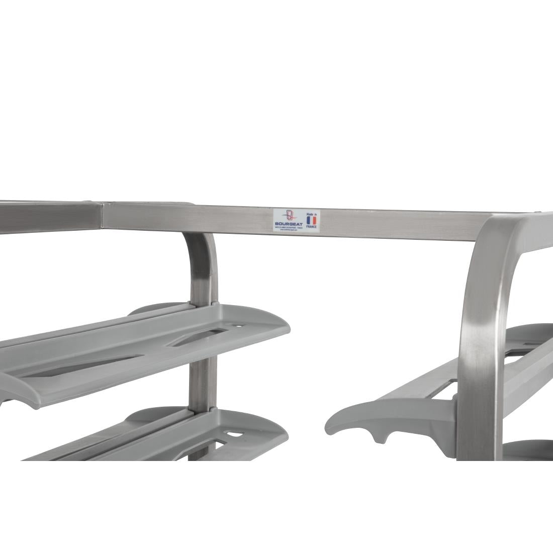 Matfer Bourgeat Stainless Steel 24-Shelf Cafeteria Trolley Grey